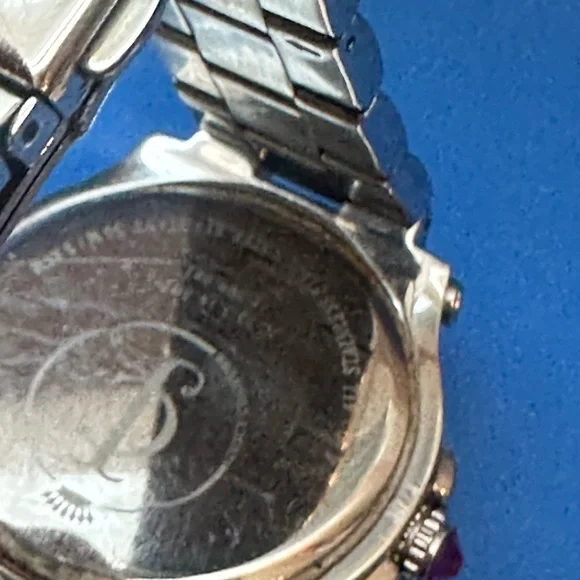 Juicy Couture Silver Watch with Rainbow Accents - Picture 7 of 10